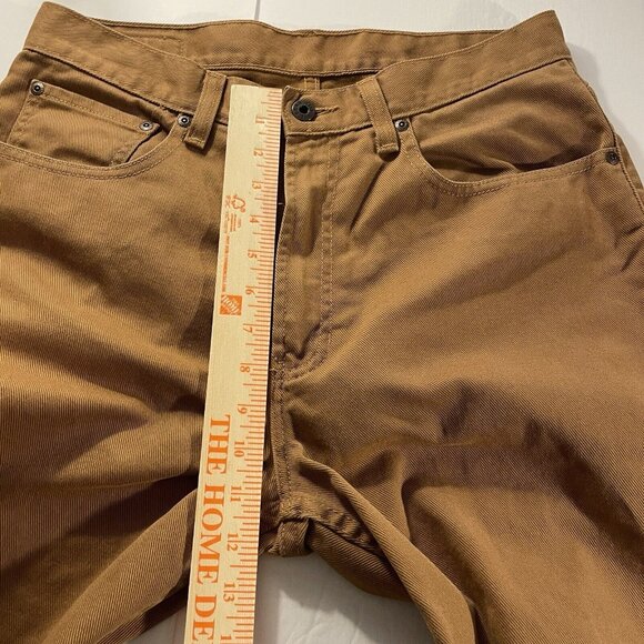 Men’s L.L. Bean Work Jeans Denim Pants Brown Tan Size 32x26  OPG74 Cotton Vtg - Picture 6 of 16